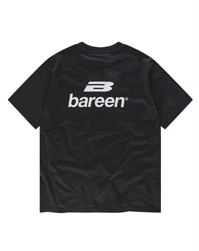 Bareen - Logo Box Fit T-shirt - Black